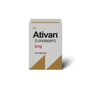 Ativan (Lorazepam) 1mg box packaging